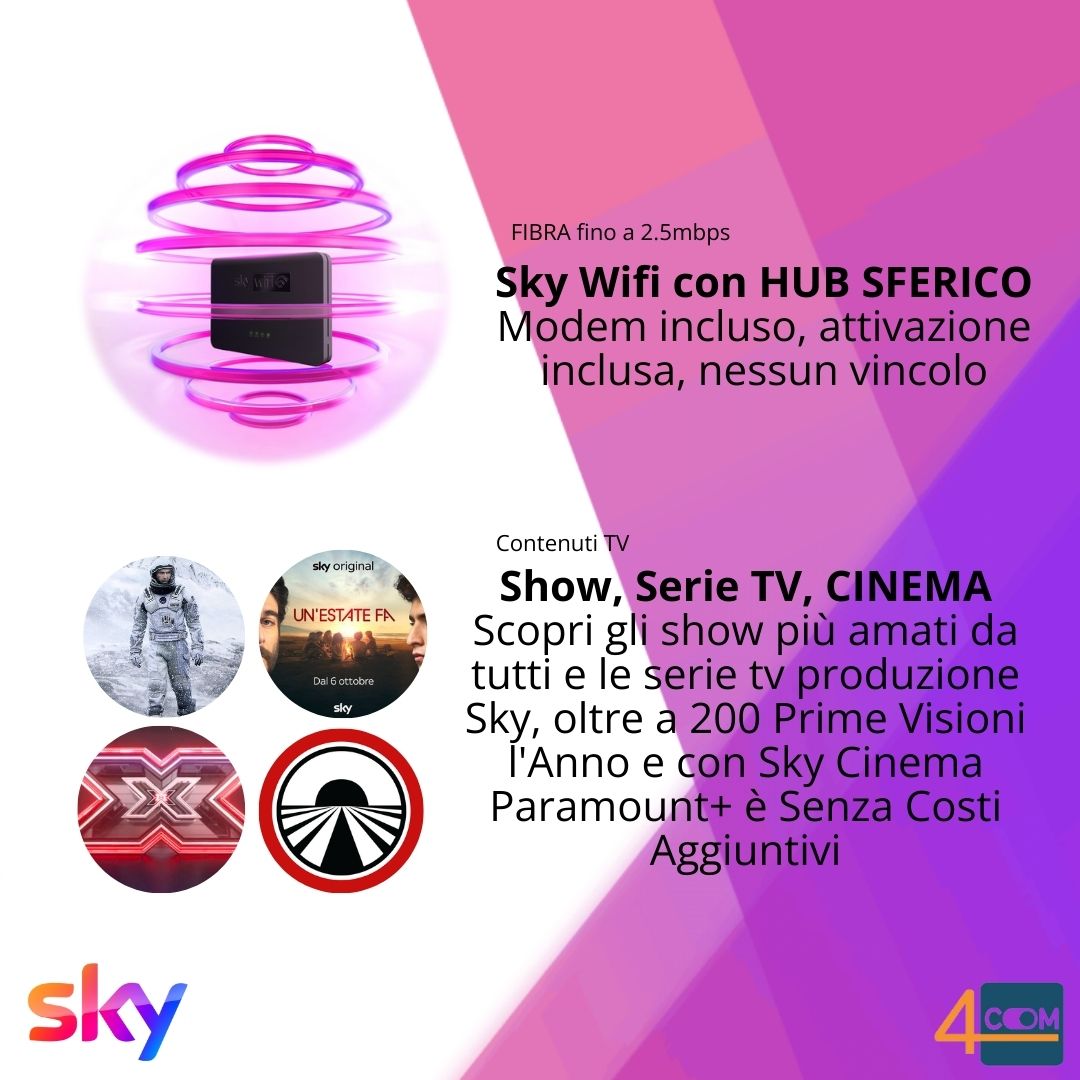 sky tv e sky wifi